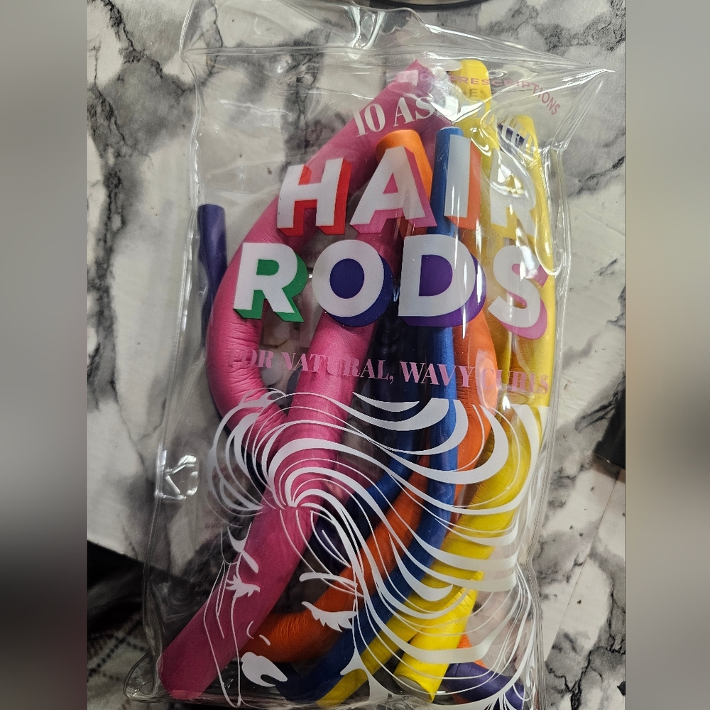 3/$5 Colorful Hair Rods for Natural, Wavy Curls